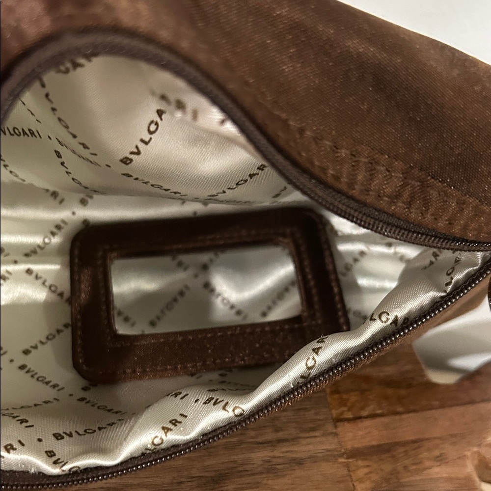 Bulgari Brown Cosmetic Bag - Picture 3 of 6